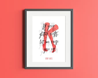 Kinky Boots - Musical Theatre Quote Print - Double Quote