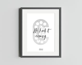 Chicago - Musical Theatre Quote Print - Double Quote