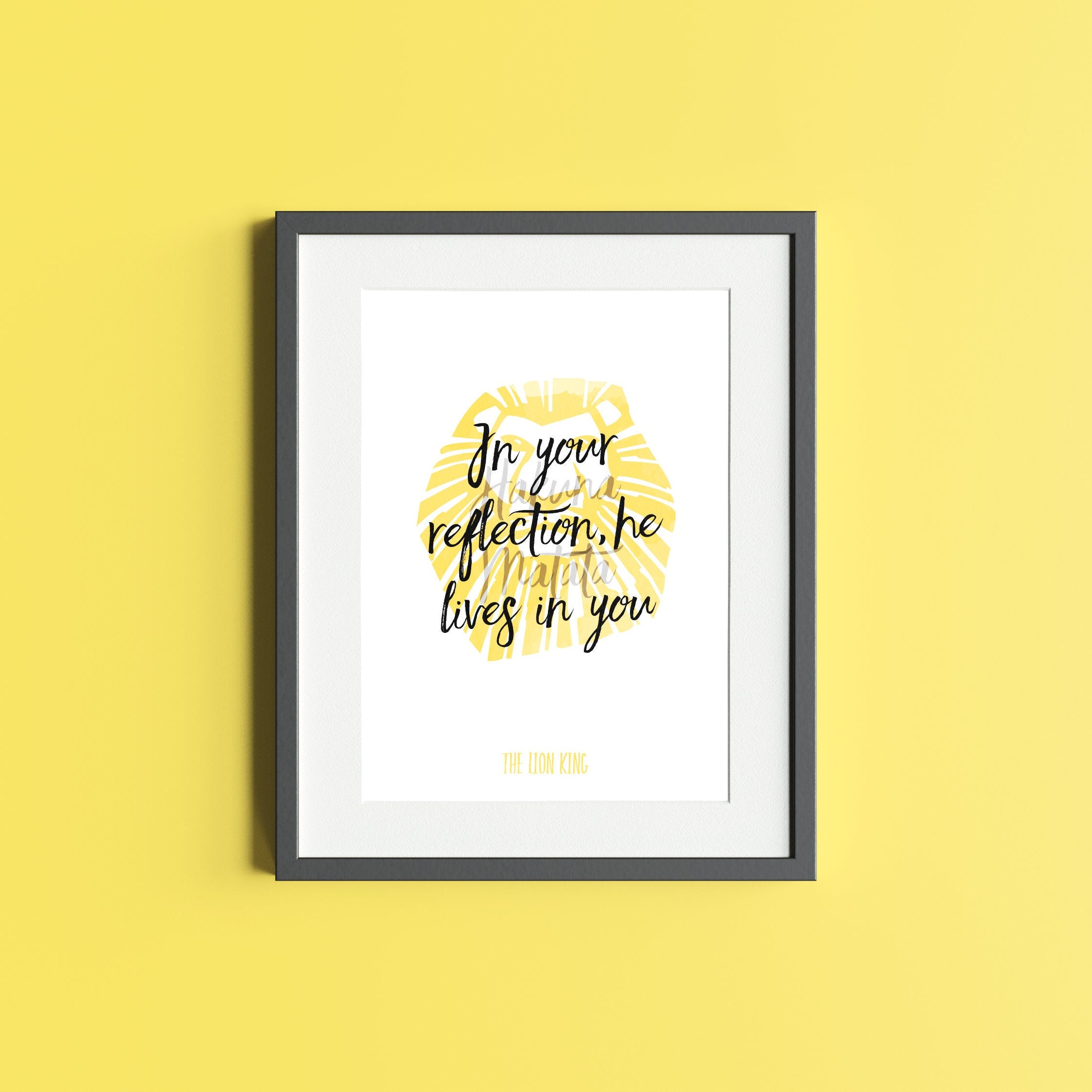 Lion King Musical Theatre Quote Print Double Quote - Etsy
