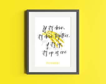 Operation Mincemeat - Musical Theatre Quote Print - Double Quote