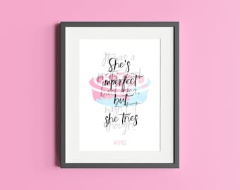 Waitress - Musical Theatre Quote Print - Double Quote