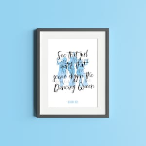 Mamma Mia - Musical Quote Print - Double Quote