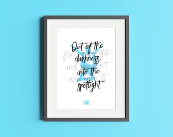 Jamie - Musical Quote Print - Double Quote