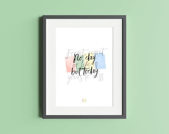 RENT - Musical Theatre Quote Print - Double Quote