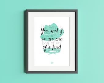Vivo - Musical Quote Print - Double Quote