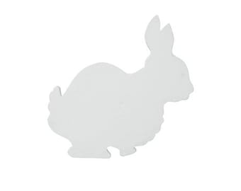 Pastell Kaninchen Silhouetten Schmutzabweisend Hase Tischdecke 