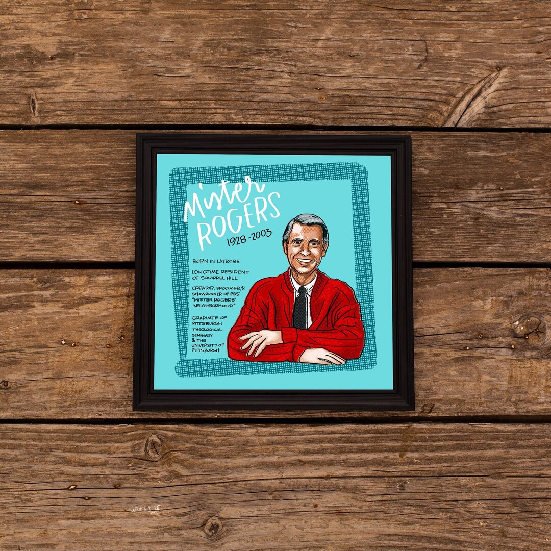 Mister Rogers Print - Etsy