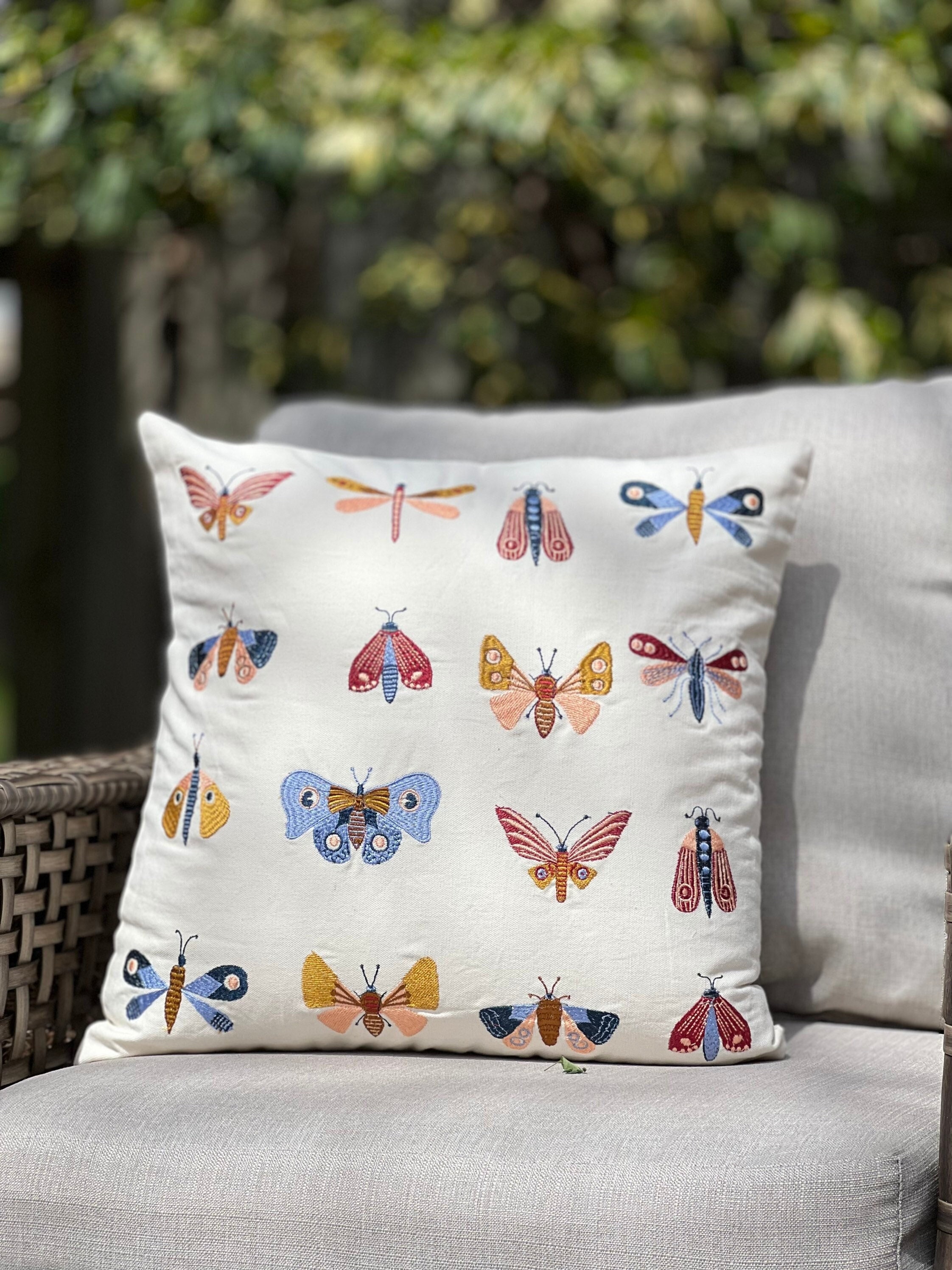 Pottery barn cheap butterfly pillow