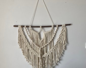 Macramé hoofdeinde | Wanddecoratie | Grote muurhanger | Boho Home Decor tapijt | Macramé kunst aan de muur | Boho-wanddecoratie | Boho-kunst