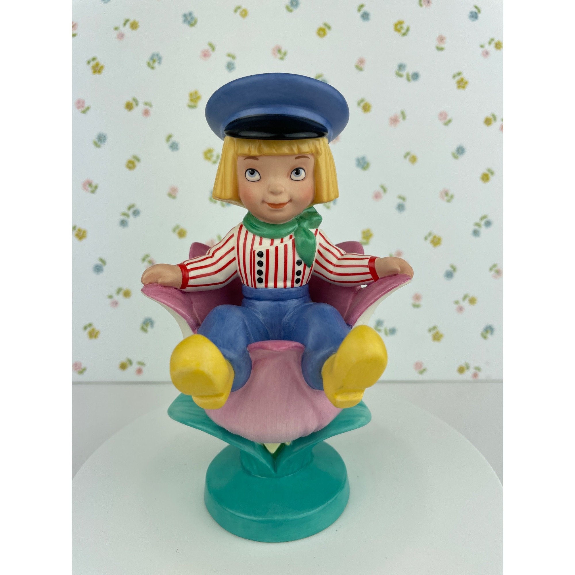 【中古品】WORLD OF ENGLISH Disney WDCC It's A Small World Holland Tulpenjongen Boy With