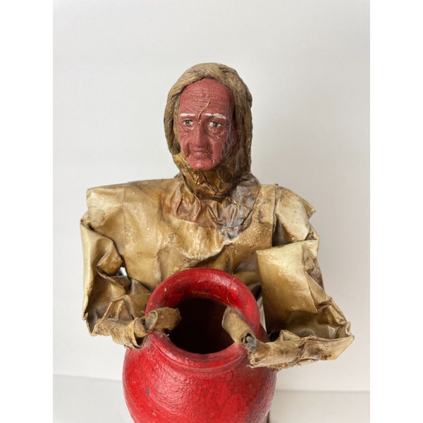 Paper Mache Doll Etsy