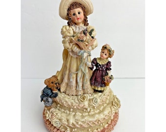 Boyd's Bears Yesterday's Child Wedding March Vintage Dollstone Music Box #272052