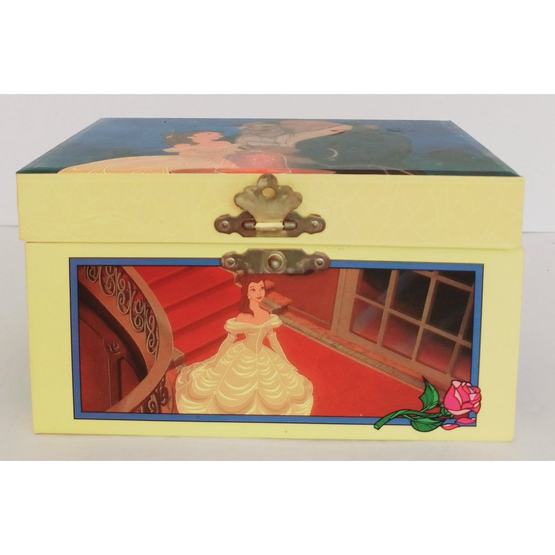 Disney's Beauty and the Beast Musical Jewelry Box Etsy