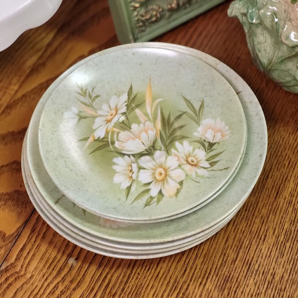 Floral Melamine Plates Etsy