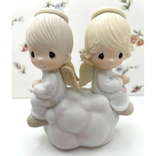 Precious Moments "But Love Goes on Forever" - 1979 Jonathan & David for Enesco