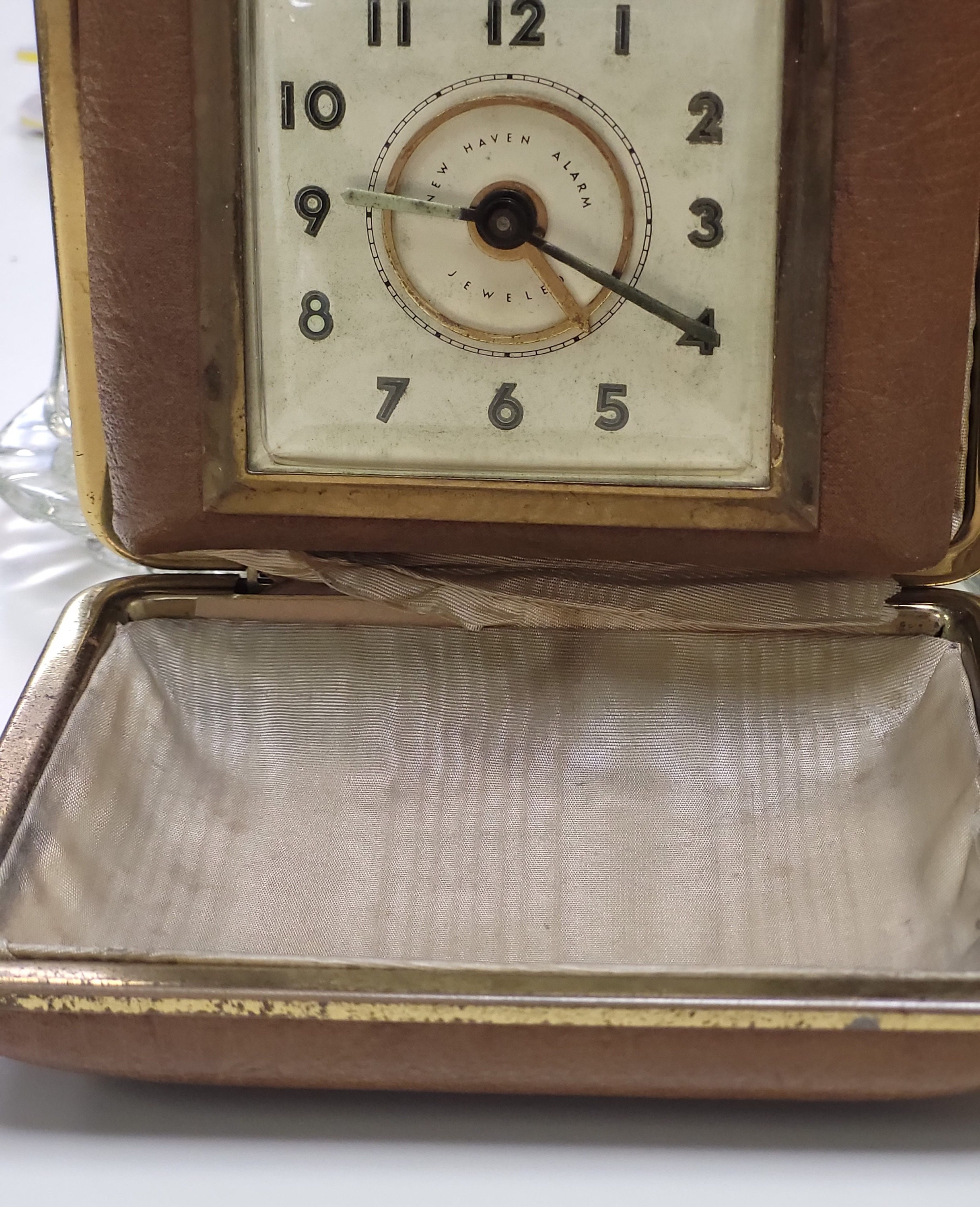 Vintage new Haven Travel Alarm Clock Vintage Etsy