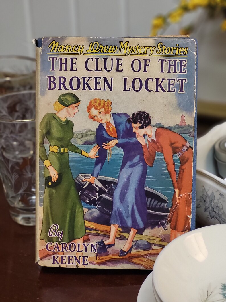 Vintage Nancy Drew the Clue of the Broken Locket 11 1934 Etsy Canada