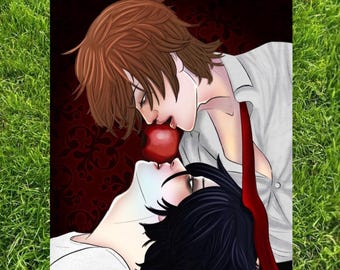 death note anime art print