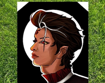 human blitzø art portrait print