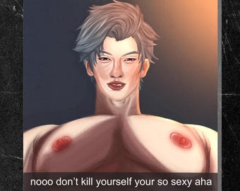 meme lads sylus art print