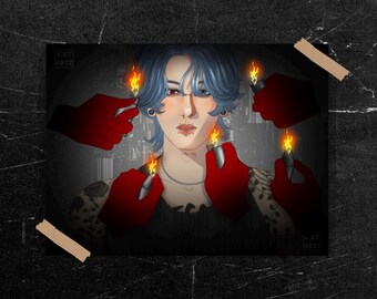 Hannie Art Print SKZ - Kpop Fan Art