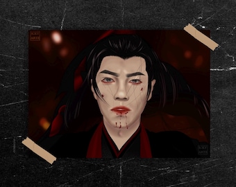 the fall of the yiling laozu mdzs art print