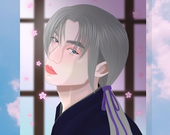 skz x happy marriage felix kpop art print