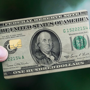 Kreditkartenskin ""Benjamin"""