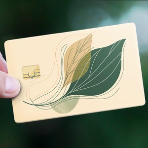 Kreditkartendesign ""Blatt"""