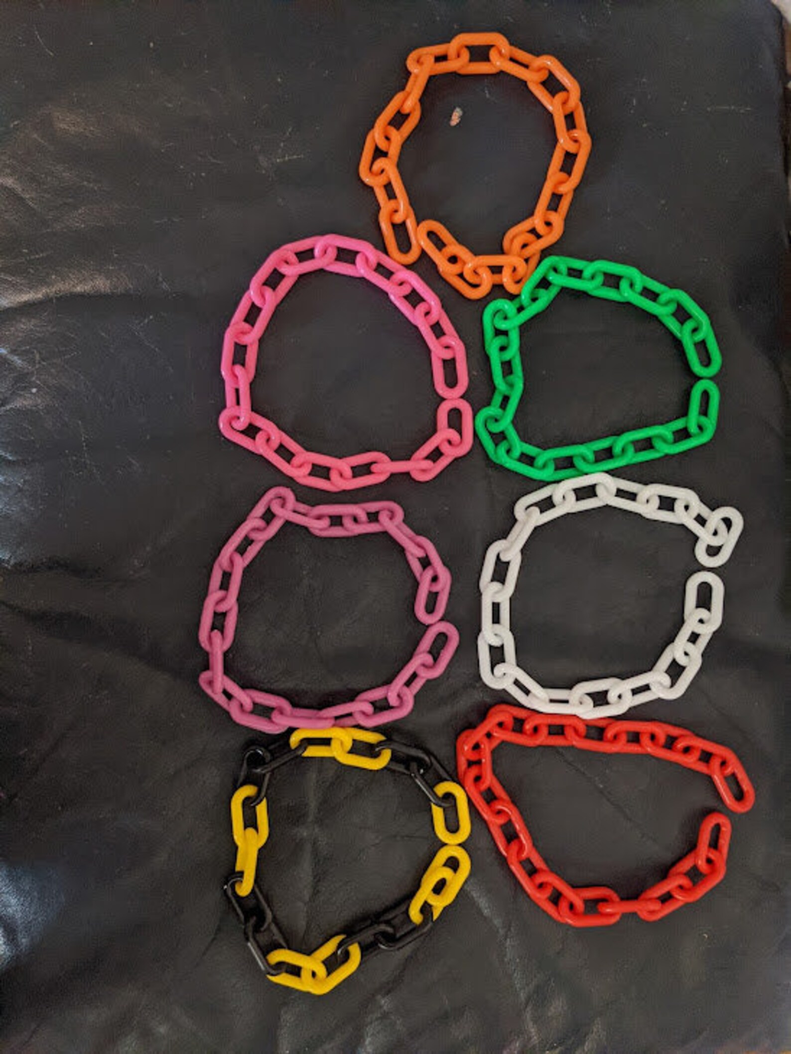 Goat Collars 24 Plastic Chain Collars Etsy