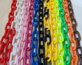 Goat Collars - 18" Plastic Chain Collars (1.5" Links)