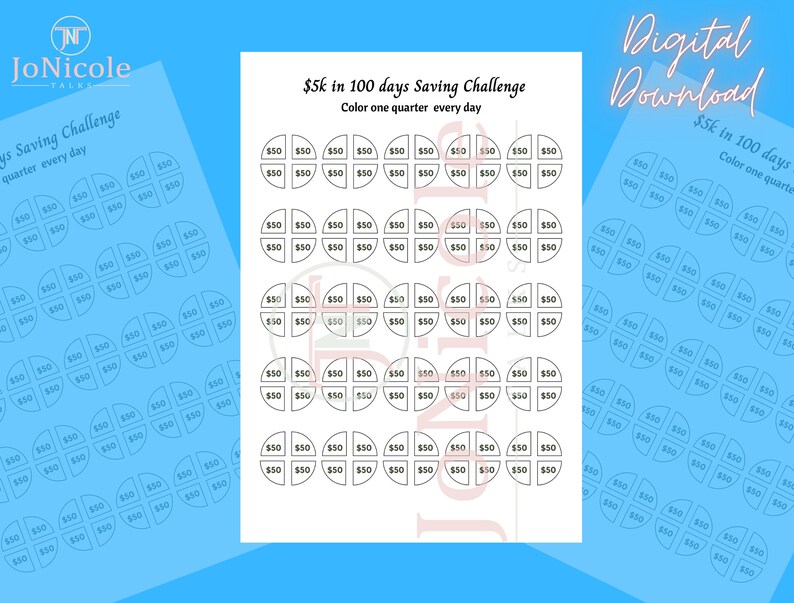 5k/10k Savings Challenge, Saving Money in 2024, Budgeting, Saving Money ...