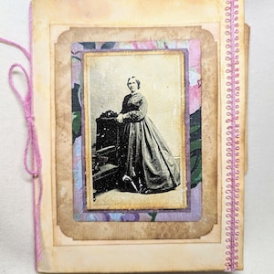 Pocket Notebook Journal - Vintage Lady in Gown