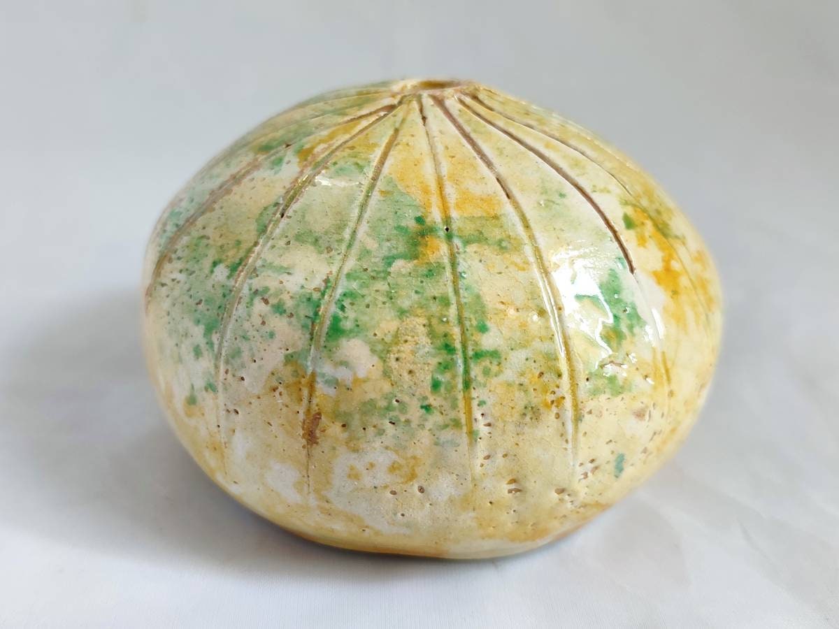 Ceramic Sea Urchin For Home Decor By Handmade in Giens, Oursin de Gift, Blue Azur, Christmas Ornamen