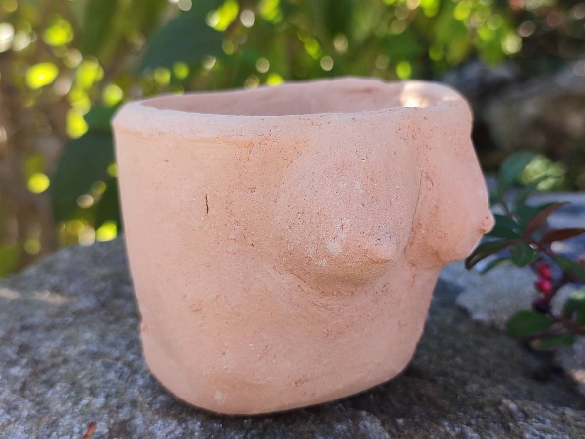 Vase en Céramique avec Seins Faits à La Main, Vases Pour Plantes, Décoration Intérieure