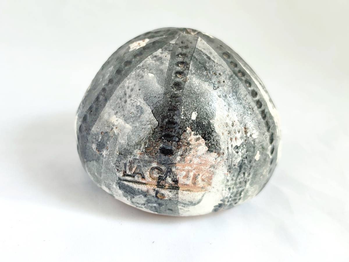 Ceramic Sea Urchin For Home Decor By Handmade in Giens, Oursin de Gift, Blue Azur, Christmas Ornamen