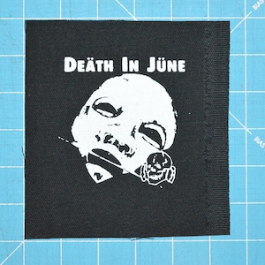 Death In June Patch. Gothic Industrial Punk Patch Front 242, Coil, Current 93