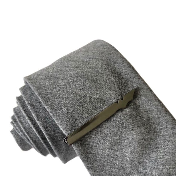 Black Batman Tie Clip | Men's Tie Bar