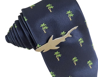 Silver Shark Tie Clip | Men's Tie Bar