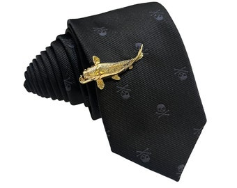 Gold Fish Tie Clip | Fish Tie Clip | Unique Tie Clip | Cool Tie Clip | Gifts For Him | Tie Bar | Gold Tie Clip | Tie Clips | Tie Bars
