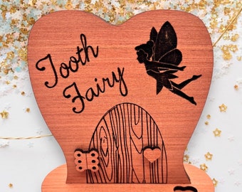 Tooth Fairy Door Free Standing With Tooth holder,  Magical Fairy Door, Children's Gifts, Gifts For Kids, Kids Craft, Self Assembly