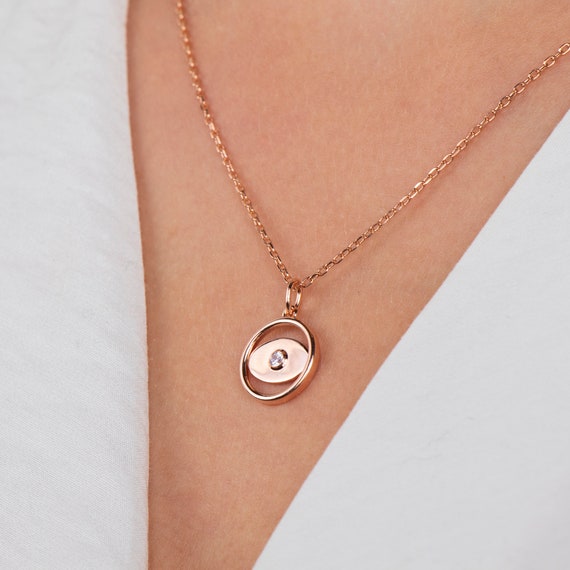 Evil Eye Necklace, Protection Necklace, Eye Pendant, Dainty Necklace, Evil Eye Charm