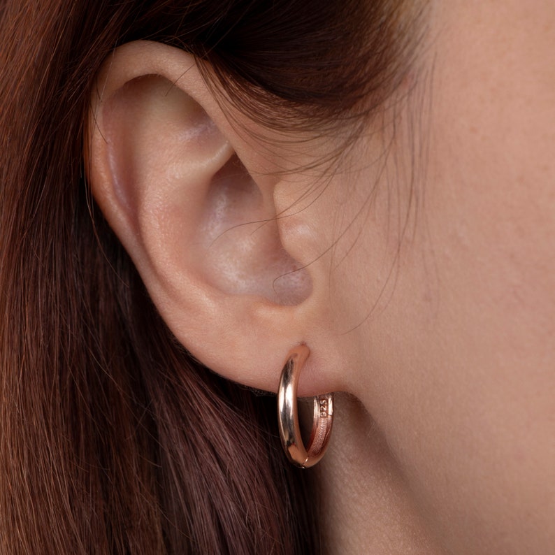 gold hoop earrings