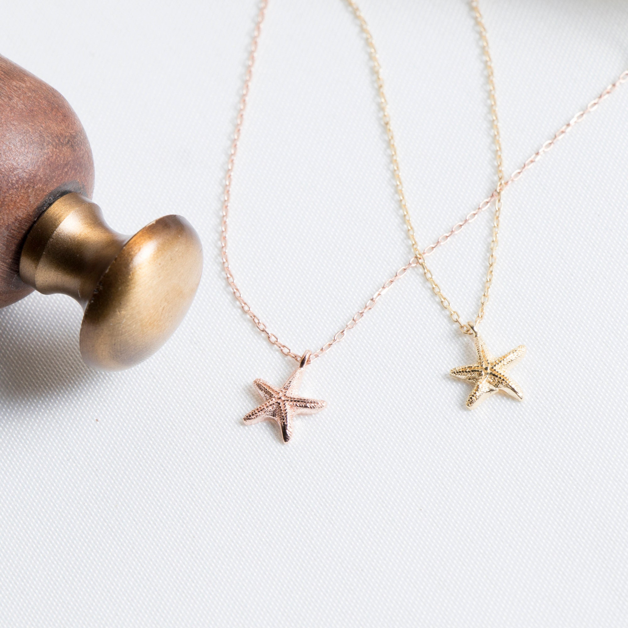 14K Contemporary Diamond Starfish Necklace – Jewelry and The Sea