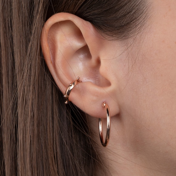 Ear Cuff No Piercing, Spike Ear Cuff, Gold Ear Cuff, Dainty Conch Ear Cuff Earrings