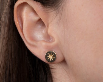 Starburst Earrings, Star Earrings, North Star Earrings, Dainty Stud Earrings, Polaris Stud Earrings, Gift For Her