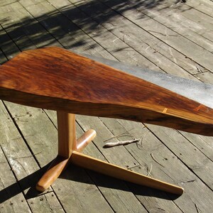 Walnut Wood & Steel Coffee Table (SOLD - new items available)
