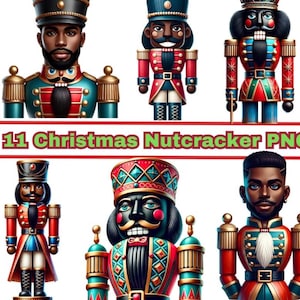 Schiaccianoci nero PNG, Natale afroamericano png, Maglietta Schiaccianoci PNG, Melanina PNG, Design natalizio