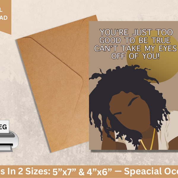 Printable African American Birthday Card Etsy Singapore Printable african american birthday card etsy singapore