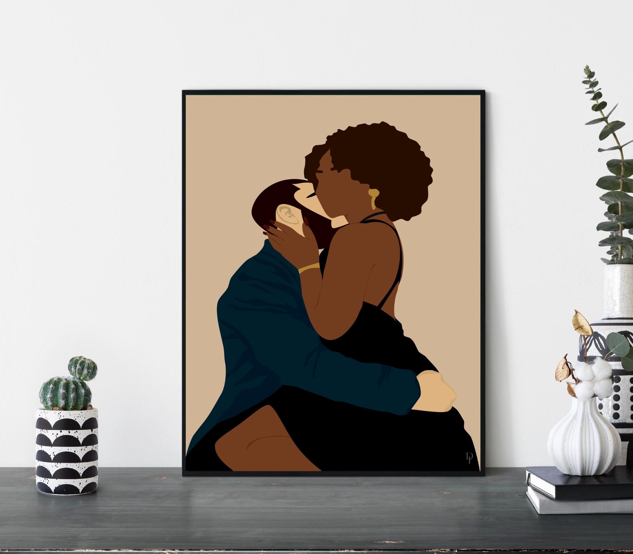 Interracial art - Etsy België, image size:2048x1792